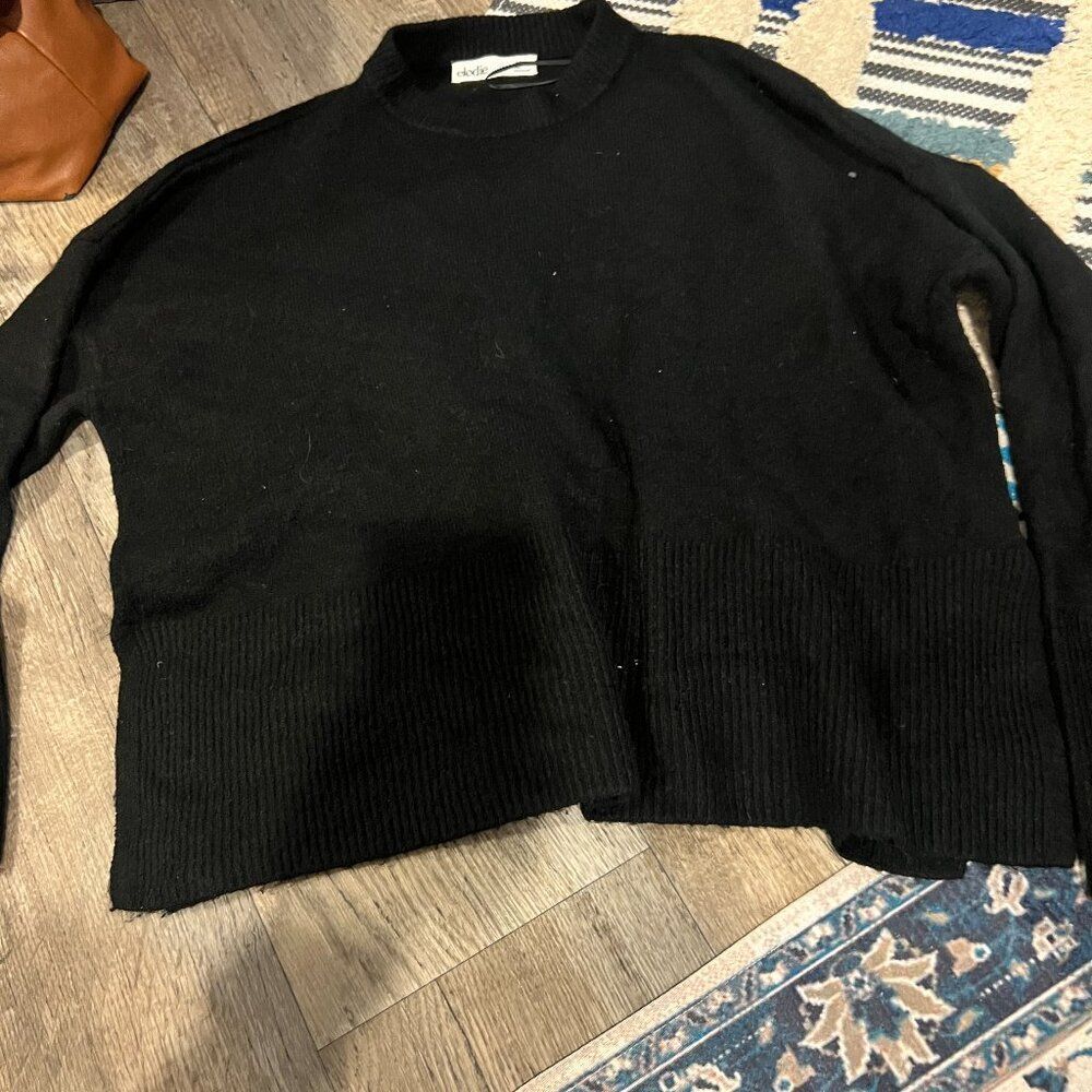 Elodieโmedium black sweaterโ